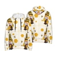 thumbnail image 6 of Bingfone Beekeeper Gnome Holding A Glass Men's Drawstring Hoodie Long Sleeve Pocket Sweatshirts-XX-Large, 6 of 6