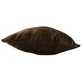 thumbnail image 3 of Pillowtex Suede Decorative Pillow 12"x20" Dark Brown, 3 of 6
