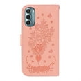 thumbnail image 2 of Jiahe Cover For Motorola MOTO G Stylus 5G (2022) Shockproof Magnetic Hand Strap Wallet Card Slot Stand Flip Leather Case Cover,Pink, 2 of 8