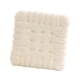 thumbnail image 2 of Cojín con forma de galleta, cojín para silla, cojín de suelo para sofá, regalo Cuadrado blanco beige, 2 of 9