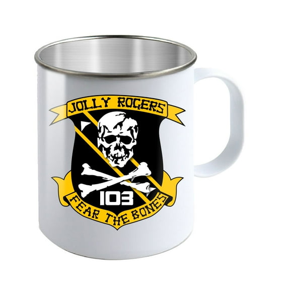 Jolly Rogers VF-103 Fear The Bones Camp Mug