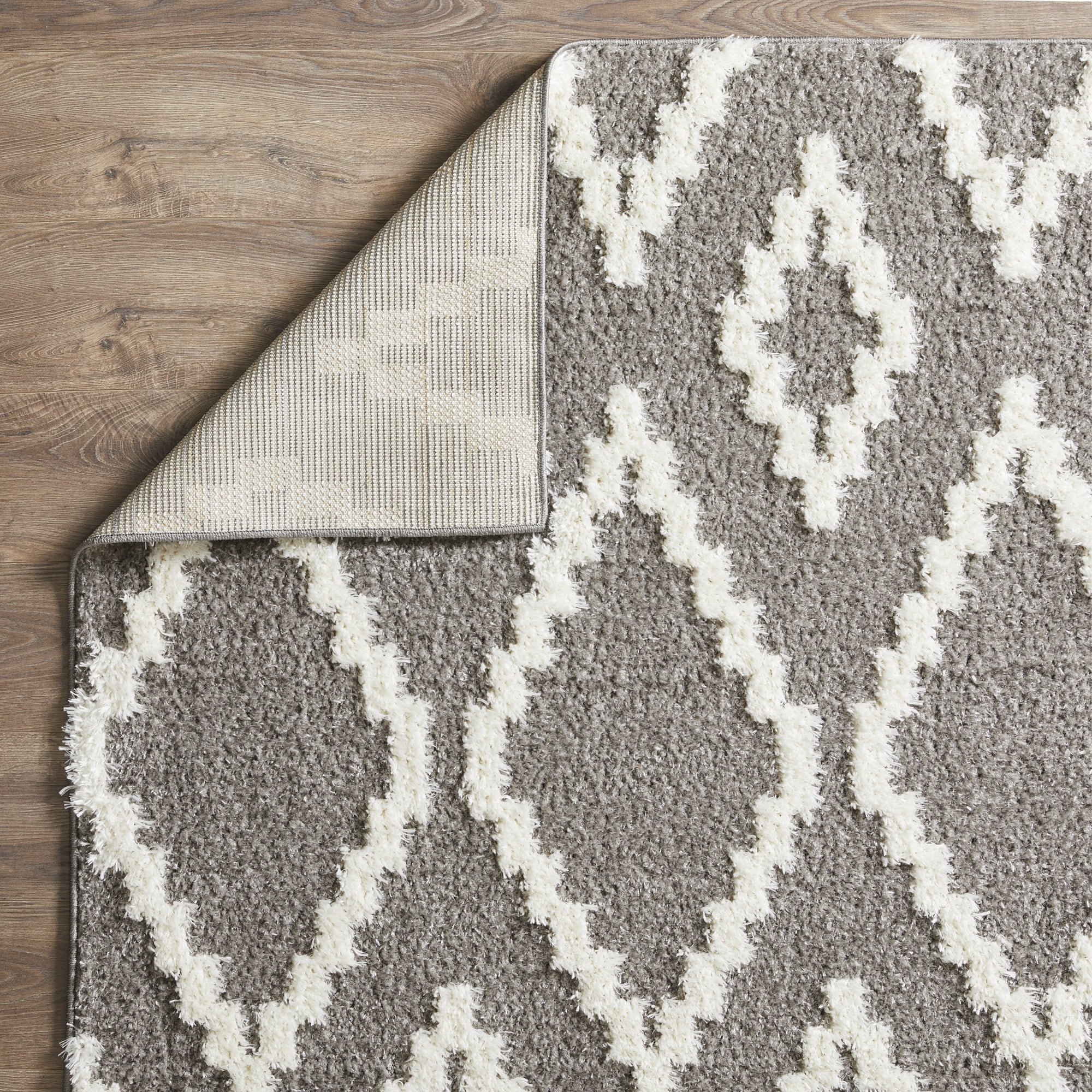Loomaknoti Vemoa Aslayn 9' x 12' Gray Geometric Indoor Polypropylene Area Rug