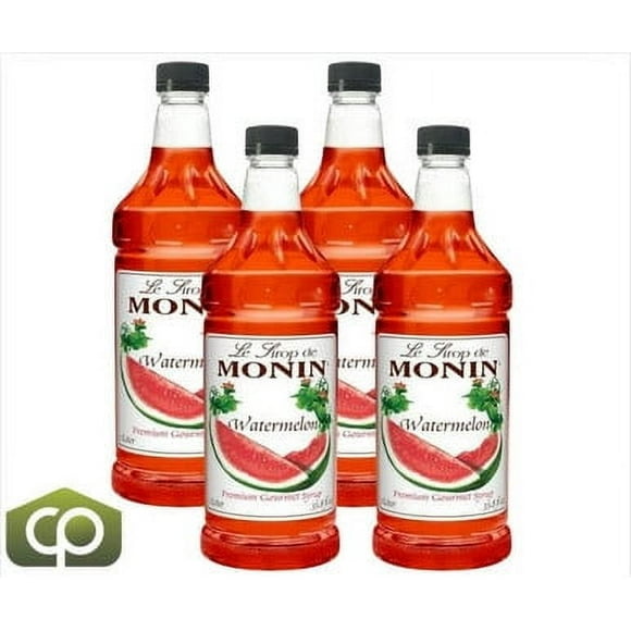 Monin Syrup Watermelon 1 LTR/33 ounces (4/Case)