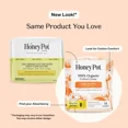 thumbnail image 2 of Honey Pot 100% Organic Cotton Cover Cotton Comfort Heavy Flow Daytime Pads, 14ct, 2 of 3