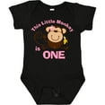 thumbnail image 3 of Inktastic Little Monkey Girl 1st Birthday Girls Baby Bodysuit, 3 of 5
