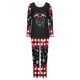 thumbnail image 4 of Puntoco Conjunto de pijama con parte superior y pantalones informales con estampado degradado para mujer, 4 of 5