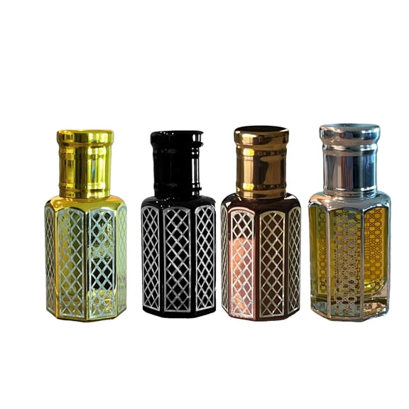 Discovery Set (4 X 12 ML) Perfumes - Rose, White Jasmine, Lily of Valley & Sandal - Bath & Shower