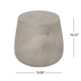 thumbnail image 3 of Orion Indoor Contemporary Lightweight Concrete Accent Side Table, 3 of 6