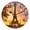 A074, variant on 10 Inch Wall Clock Battery Operated Square Clock for Office, Kitchen, Outdoor, Living Room, Well-Worn Baseball