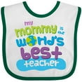 thumbnail image 3 of Inktastic Teacher Mommy for Son Boys or Girls Baby Bib, 3 of 4