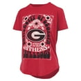 thumbnail image 2 of Women's Pressbox  Red Georgia Bulldogs Irvine Floral Team Color-T-Shirt, 2 of 3
