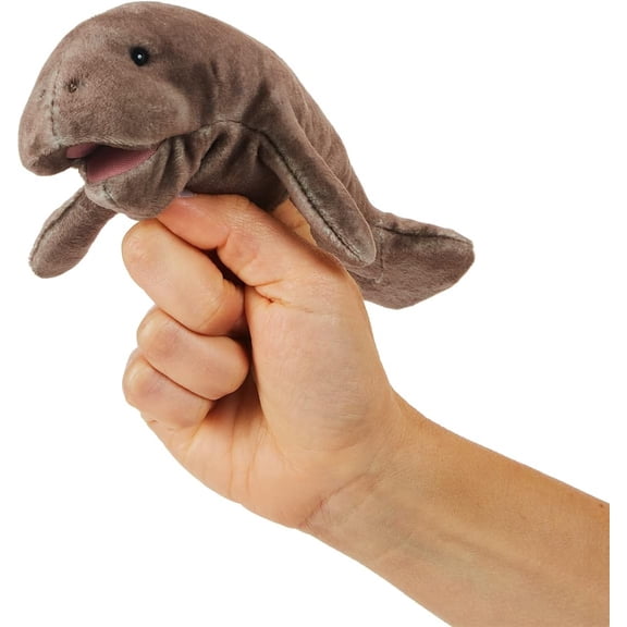 Folkmanis Puppets Manatee Finger Puppet