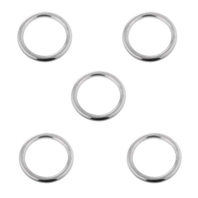 Rongfmy 5 Pcs Matériel de Fixation Sans Couture en Acier Inoxydable 3x15mm 3 x 15mm
