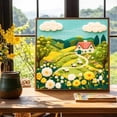 thumbnail image 4 of Puzzle Bgraamiens Felted Farm Land 1000 piezas para adultos, 4 of 7