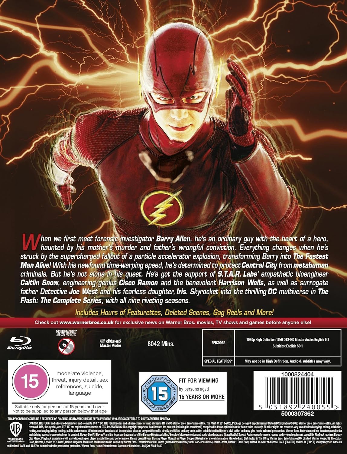 The Flash Complete Seasons 1 to 9 Blu-Ray - Walmart.com