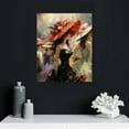 thumbnail image 4 of COMIO African American Abstract Art Poster Canvas Oil Painting Painting African Women And Children Ceramic Canvas Painting Wall Art Poster for Bedroom Living Room Decor Unframe-style, 4 of 4