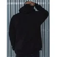 thumbnail image 4 of Sudadera Para Relajado Pure Color Pop Hombre Larga Oversize, 4 of 8