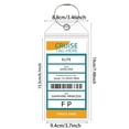 thumbnail image 3 of Durable Travel Luggage With Secure Stainless Steel Loops And Transparent ID Card Holder For Easy Identification, 3 of 5