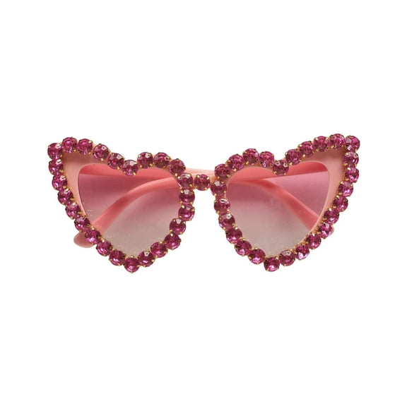 Willow & Ruby Kid’s Summer Fun Sunglasses - Girl's Sunnies in Pink Jewels