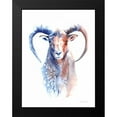 thumbnail image 2 of Valle, Aimee Del 19x24 Black Modern Framed Museum Art Print Titled - Copper and Blue Ram, 2 of 5