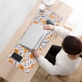 thumbnail image 3 of Long Mouse Pads for Desk,Pioneer Flower Floral Print Pattern Desk Mats on Top Of Desks, Desk Mouse Pad Extra Large with 3mm Non-Slip Base and Stitched Edge for Gaming,Office,Work,Home 31.5"x11.8", 3 of 6