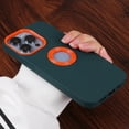 thumbnail image 3 of Funda de silicona suave a prueba de golpes para iPhone, carcasa con contraste de Color y logotipo de lujo para iPhone 15, 14, 13, 12, 11 Pro Max, X, Xr, Xs Max, 8, 7 Plus, SE, 3 of 5