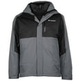 thumbnail image 2 of Columbia Men's Rural Mountain II Interchange Jacket (Gray/Black Colorblock, Small), 2 of 7