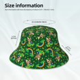 thumbnail image 3 of Balery Cat St Patrick's day Sombreros para el sol para hombre y mujer, sombrero de pescador con UPF 50+, 3 of 6