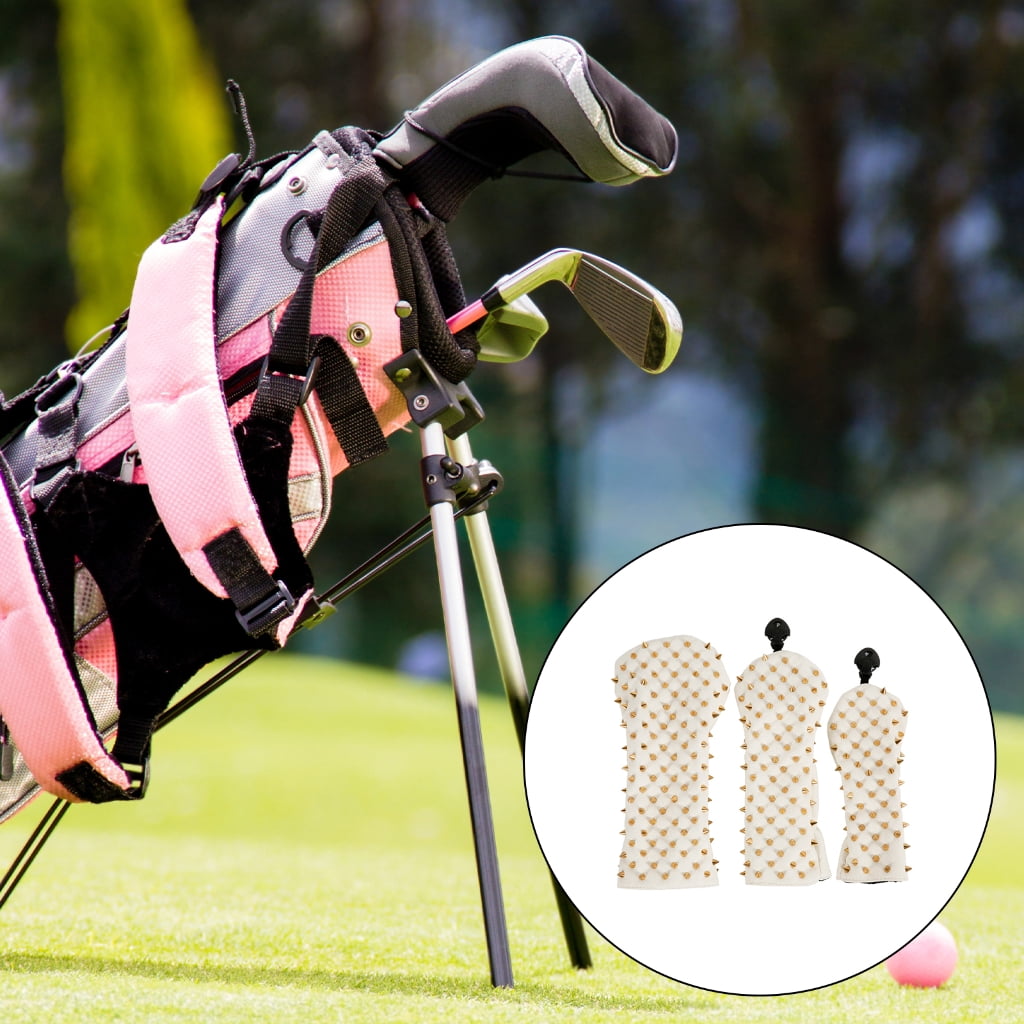 Jesscasday Golfs Club Cover Golfs Iron Headcover Golfs Club Head Cover Golfs Gifts for Men Women Golfs Driver Golfs Putter Cover