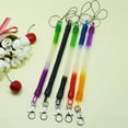 thumbnail image 6 of Linaichen 12Pcs Spring Coil Cord Keychain Stretchy Retractable Key Holder Random Color, 6 of 6