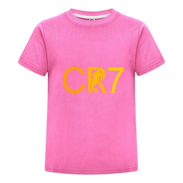 Camiseta Infantil CR7 de Verano | Estilo Futbol con Estampado