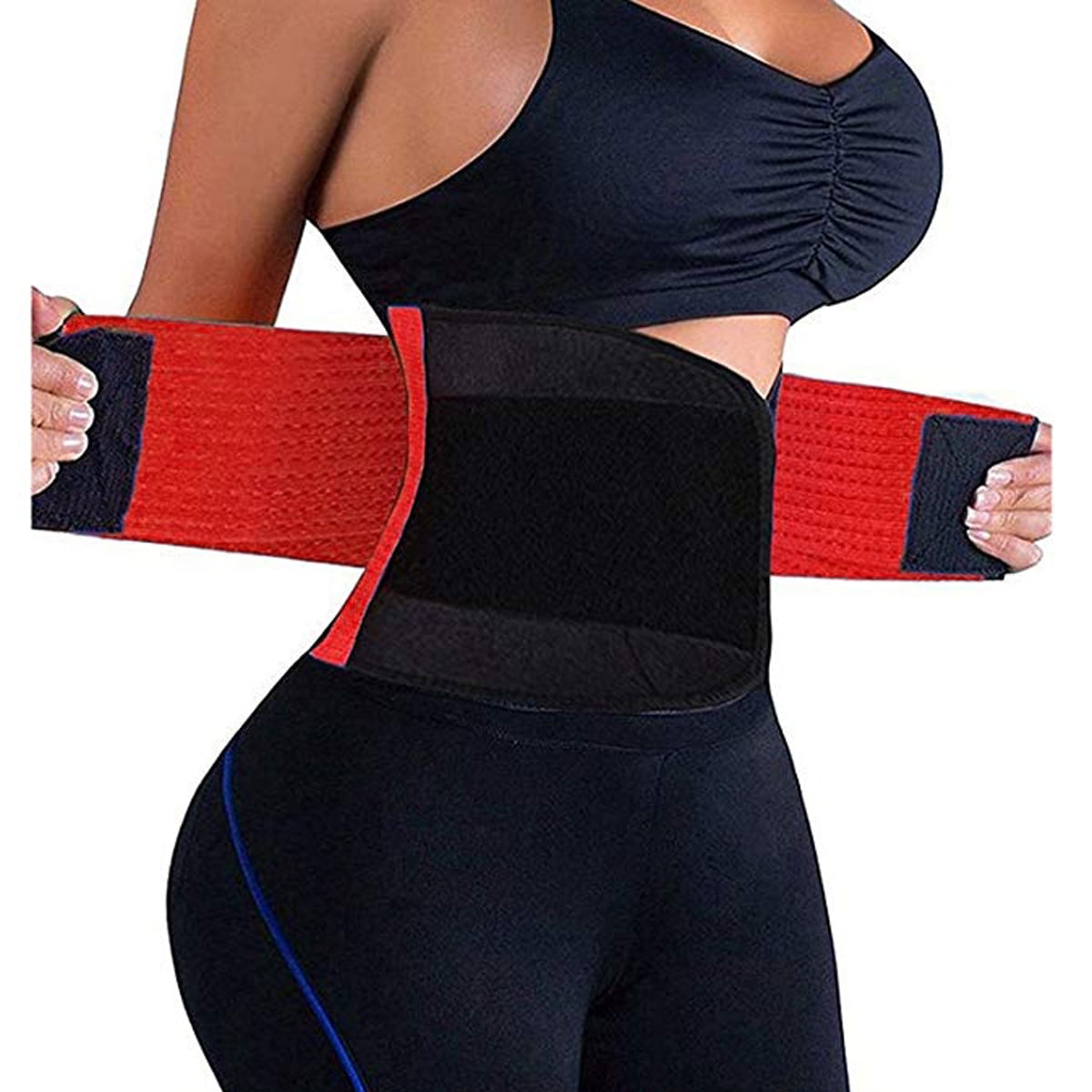 Sport Girdle Belt EraseSIZE Women Waist Trainer Belt Body Shaper Belly Wrap Trimmer Slimmer Compression Band Weight Loss Workout Fitness 