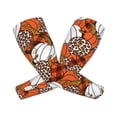 thumbnail image 1 of Fotbe Various Pumpkins Leopard Orange White Mangas para Brazos con Protección Solar UV- Cubrebrazos para Tatuajes – Mangas Deportivas Refrigerantes UPF 50 para Hombre y Mujer, 1 of 7