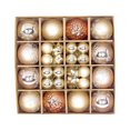 thumbnail image 1 of 44 bolas navideñas decorativas para árbol de Navidad, de 3 a 6 cm, color champán y dorado., 1 of 8