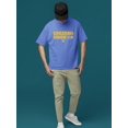 thumbnail image 2 of Churro Mode On Bold Retro Design Men's T-shirt, 2 of 4