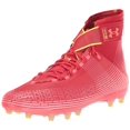 thumbnail image 1 of Under Armour Soulier de Football Highlight Mc pour Homme, Rouge (600)/Beta, 10, 1 of 7