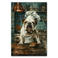 thumbnail image 3 of Hudo Bulldog Dog Chef Poster, Dog Chef Wall Art Decor for Kitchen Wall Home Office and Farmhouse Cottage Decorations, 3 of 5