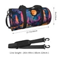 thumbnail image 2 of Fotbe Fantasy Cosmic Landscape Bolsa Deportiva de Lona Plegable con Estampado, Bolsa de Gimnasio con Bolsillo Seco/Húmedo, Bolsa de Viaje Ultraligera de Gran Capacidad, 2 of 6