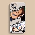 thumbnail image 3 of Funda de teléfono de ONE PIECE Anime Monkey D Luffy con dibujos animados de Roronoa Zoro para iPhone 15Promax/14Pro/13, funda protectora de silicona, juguetes para niños, 3 of 4