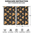 thumbnail image 2 of Pizza24 (1) Curtains-blackout Curtains Bedroom Decor Living Room Darkening Grommet Window Drapes 2 Panels Set 42"x 63", 2 of 2