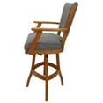 thumbnail image 3 of Classic Counter 26" Solid Wood Bar Stool - Mojave Grey - Honey, 3 of 3