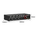 thumbnail image 3 of Tarjeta de sonido Interfaz de audio USB Adaptador de audio de interfaz de audio de estudio en casa profesional de 4 vías para transmisión K, 3 of 3