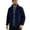 Navy, variant on Wrtxtat Warm Jacket for Men Polar Fleece Lined Fall Winter Thermal Zip Up Stand Collar Active Outdoor Running Coats with Pockets Navy XXS