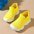 thumbnail image 5 of Akiihool Tennis Shoes for Girls Toddler Kids Sneakers Fashion Shoes (Yellow,5.5-6 Years), 5 of 7