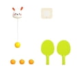 thumbnail image 4 of Birdeem Ensemble de Tennis de Table Suspendu Intérieur Portable pour Enfants, 4 of 7