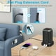 thumbnail image 5 of Toma de corriente Tower Plug Power Strip Tower 12 tomacorrientes, USB*3 Tipo-C*1, Regleta de 5.1 pies con enchufe de 45°, 2000W 13A, Protección superior contra sobretensiones, Protección contra sobre, 5 of 7
