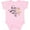 AD-Pink, variant on Inktastic Texas Home is Where the Heart is with Watercolor Floral Girls Baby Bodysuit