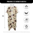 thumbnail image 6 of FKELYI Cactus Kentucky Horse Racing Print Kimono Coverups for Women Soft Beach Cover Up Half Sleeve Summer Cardigan Bikini Cover Ups Resort Wear Casual Cruise Outfits, 6 of 6