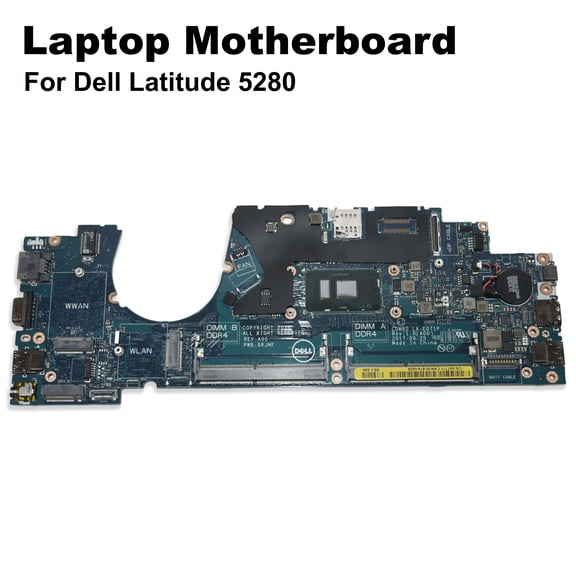 Pre-Owned Dell Latitude 5280 Laptop Motherboard with Intel Core i5-7300U & DDR4 - 4T711