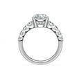 thumbnail image 2 of 1.70 Carat Excellent Oval Cut Natural Diamond Beautiful Solitaire with Accents Bridal Ring for Bride Solid 14K White Gold Size 5, 2 of 8